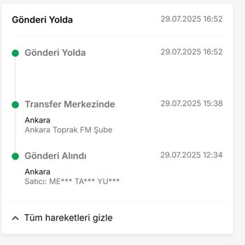 Sipariş Verdiğim Ürün Günlerdir Kargoda Güncelleme Yok Çözüm Sunulmuyor