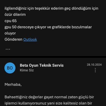 Satın Aldığım Bilgisayarda Isınma Sorunu Çözülmüyor