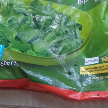 Superfresh Ispanak Paketinden Koli Bandı Çıkması Şaşkınlığı