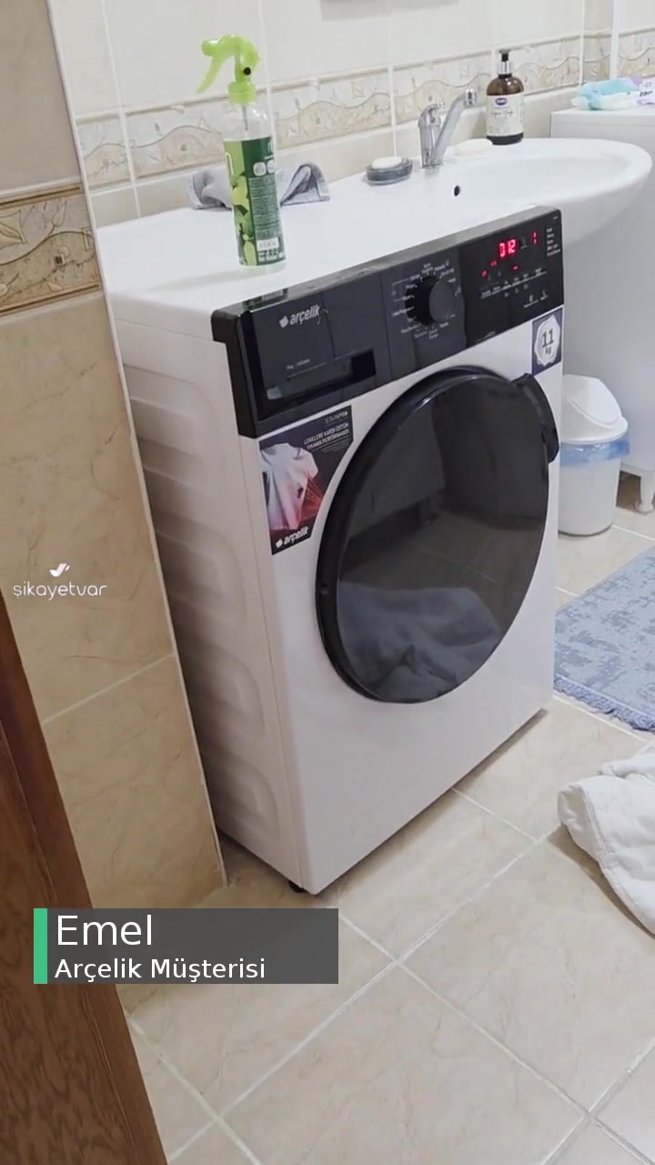 Arçelik 11140M Çamaşır Makinesi Yürüyor videonun kapak resmi