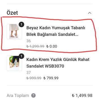 Eksik Gönderilen Sandalet Bir Türlü Teslim Edilmiyor!