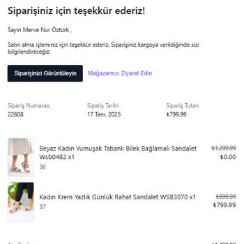 Eksik Gönderilen Sandalet Bir Türlü Teslim Edilmiyor!