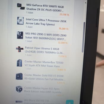 Toplama Bilgisayar Siparişinde Fazla Tahsilat Ve İade Sorunu