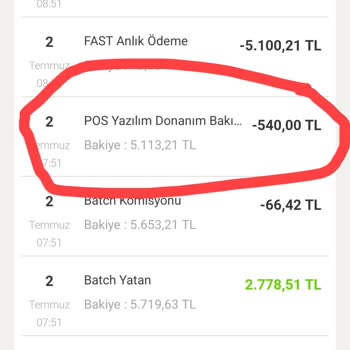 VakıfBank Her Ay 540 TL Pos Bakım Ücreti Kesiyor İade Talep Ediyorum