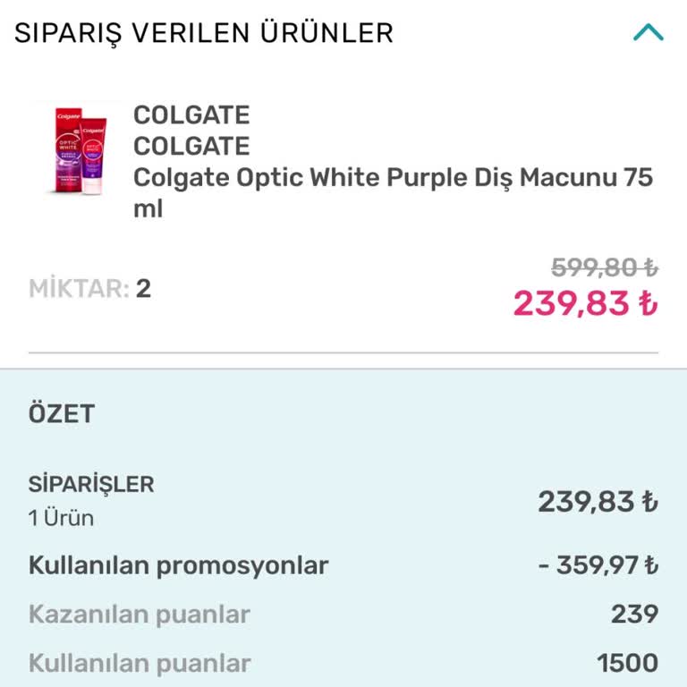 Teslim Edildi Görünen Diş Macunu Elime Ulaşmadı Çözüm Sunulmuyor