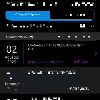 CV Maker'da Bilgim Dışında Yapılan Üyelik Ücreti Kesintisi Ve İade Talebi