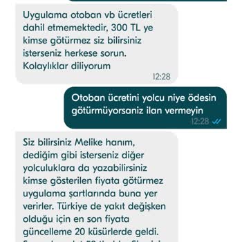 BlaBlaCar Sürücüsünün İlan Dışı Ek Ücret Talebiyle Mağduriyet Yaşadım