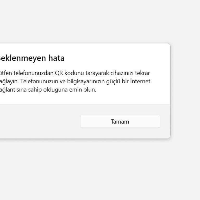 WhatsApp Masaüstü Uygulaması QR Kod İle Bağlanmıyor Çözüm Bulamıyorum