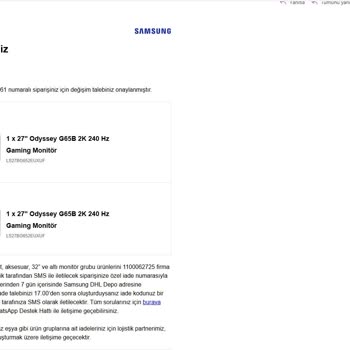 Hasarlı Monitör İçin İade Kodu Bir Türlü Sağlanmıyor, Mağduriyetim Artıyor