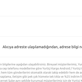 Yurtiçi Kargo Evdeyken Kargom Teslim Edilmedi, Yanlış Bilgilendirme Yapıldı