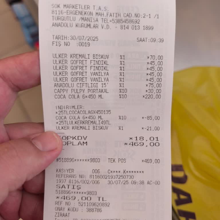 Etiket Ve Kasa Fiyatı Uyuşmazlığı Nedeniyle Alışverişimi İptal Ettim