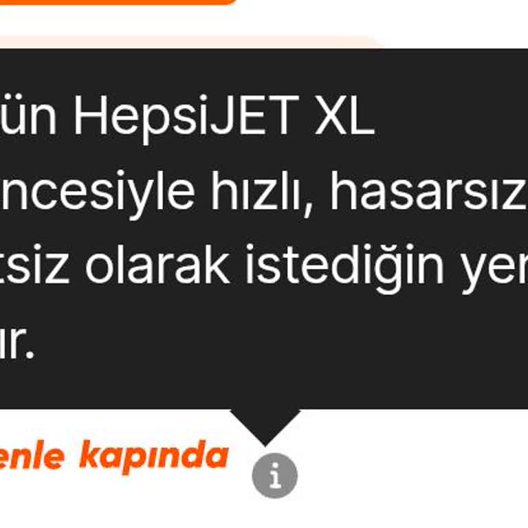 Hepsijet XL Teslimatta Verdiği Taşıma Sözünü Tutmadı Mağduriyet Yaşadım