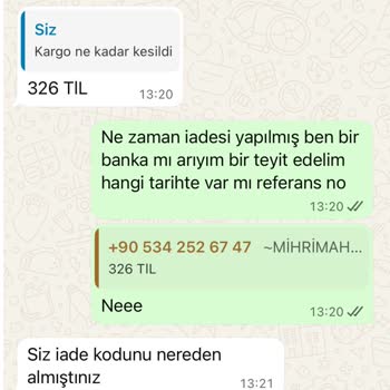 İade Ücretinin Gizlenmesi Ve Saygısız Müşteri Hizmeti