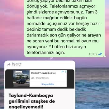 Tur İptali Sonrası Yaşanan Mağduriyet Ve İade Talebi