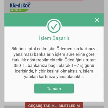 Bilet İadesi Yapılmadı Ve Müşteri Hizmetlerine Ulaşamıyorum