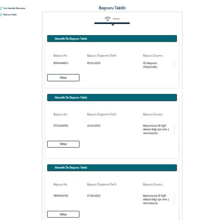 Adresimde İnternet Hizmeti Sistem Hatası Nedeniyle Sağlanamıyor