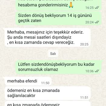 Bedrinxxl İade Edilen Ürünün Ücreti Bir Aydır Geri Ödenmiyor