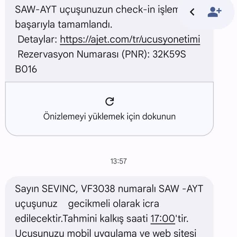 Ajet Uçuşunda Yaşanan Rötar Planlarımı Altüst Etti