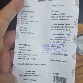 Garanti Kapsamındaki Saatim 2 Aydır Onarılmadı Ve Mağazada Rehin Tutuluyor