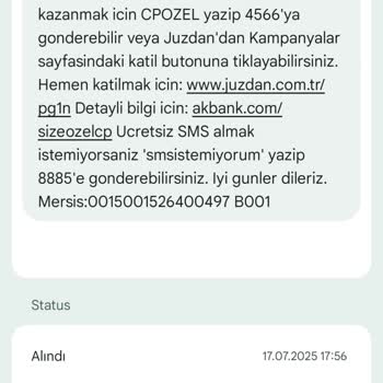 Kampanya Şartları Sağlanmasına Rağmen Chip Para Yüklenmedi