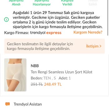 Teslim Edilmeyen Ürün Ve Bilgilendirme Sorunu