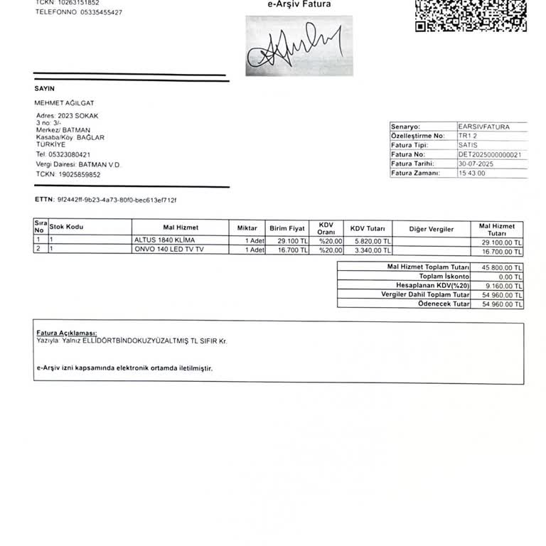 Altus Klimam Yeterince Soğutmuyor, Değişim Talep Ediyorum