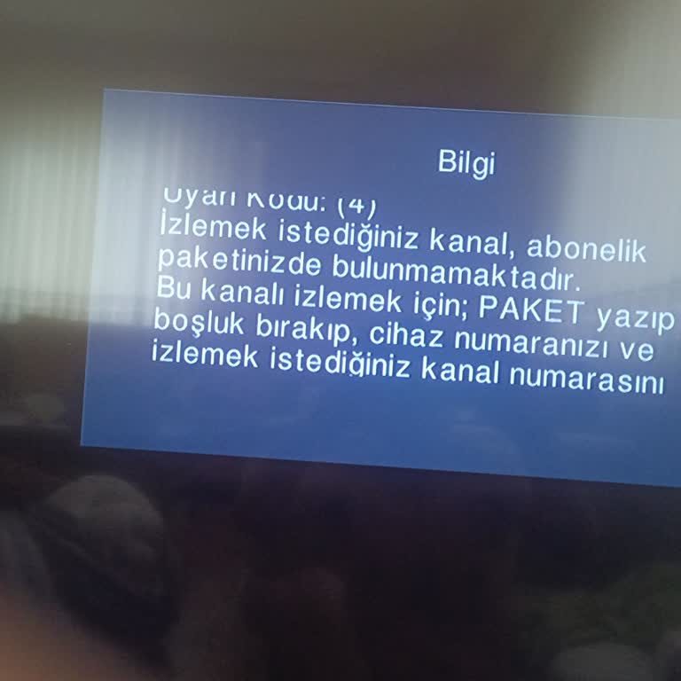 D-Smart Film Ve Dizi Paketi Kanallarına Erişim Sorunu Ve Yetersiz Müşteri Hizmetleri