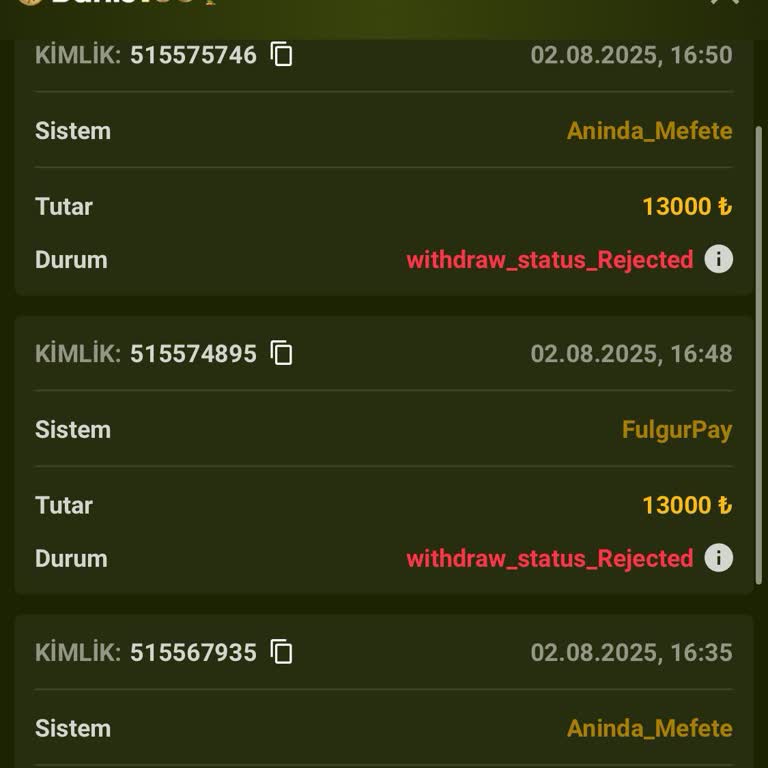 Bahis1000'de Çekim İşlemleri Sürekli Gecikiyor Ve Canlı Destek Yardımcı Olmuyor