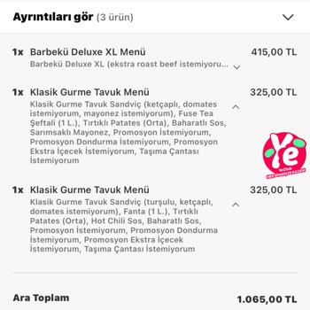 Sipariş Soğuk Ve Yanlış Geldi, Destek Alamadım