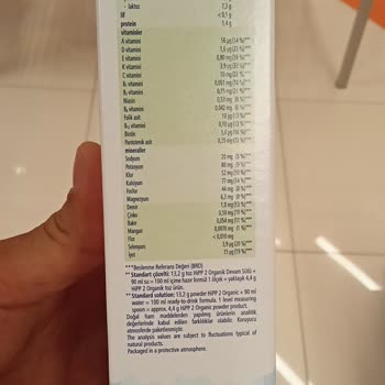 Hipp Bebek Mamalarında B12 Vitamini Formu Hakkında Açıklama Bekliyorum