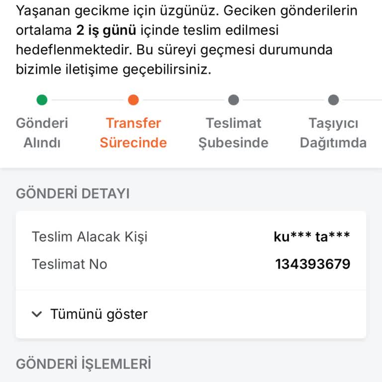 Doğum Günü Elbisesi Trendyol Express İle Kayboldu Kızım Çok Üzgün