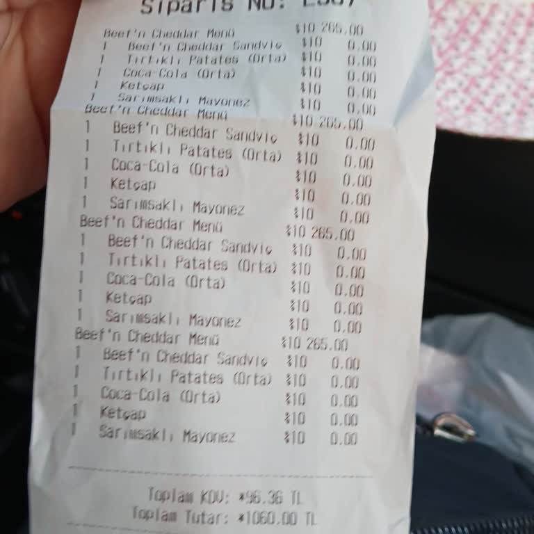 Arbys Şubesinde Çifte Ödeme Alındı, İade Yapılmıyor