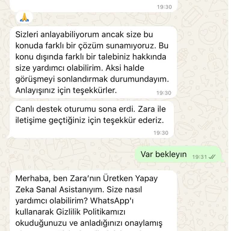 Zara Pantolonda Renk Solması, Fermuar Arızası Ve İade Engeli Mağduriyeti