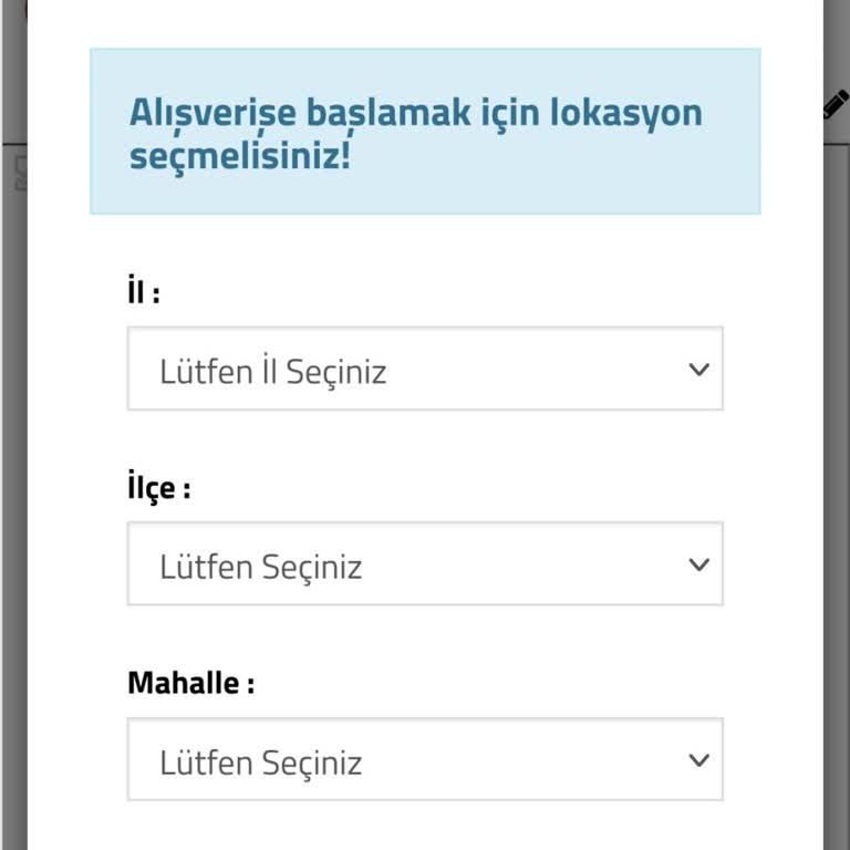 Groseri Online Sürekli Konum Bilgisi Sorarak Alışverişi Zorlaştırıyor