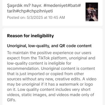 TikTok İçeriklerimi Haksız Yere Kaldırıyor Mu