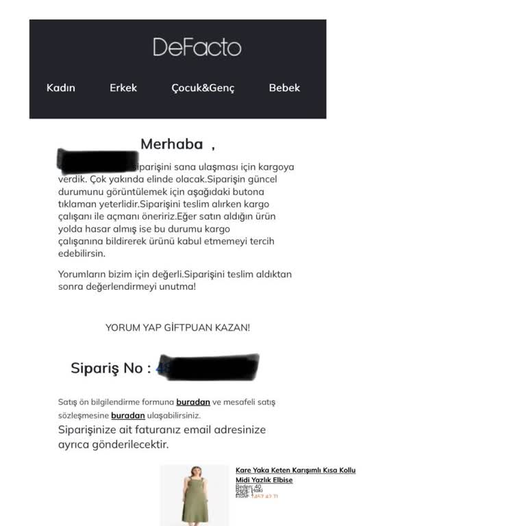 Kargo Teslimatı Gecikti, Müşteri Hizmetlerinden Yetersiz Bilgi