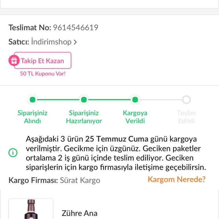 Sipariş Teslim Edilmedi, Ücret İadesi Yapılmıyor, Çözüm Sunulmuyor