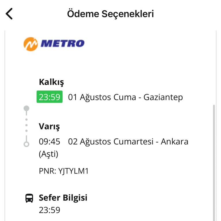 Sefer İptal Edildi, Haber Verilmedi, Gece Terminalde Mağdur Kaldım