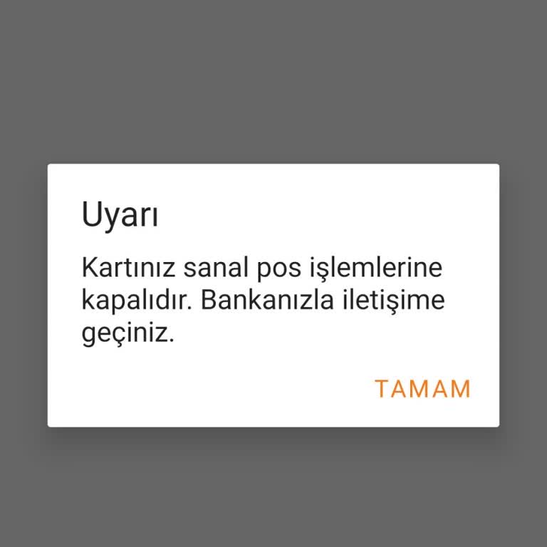Paycell Kartımla Trendyol Alışverişinde Ödeme Sorunu Yaşıyorum