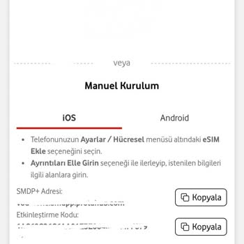 Vodafone Esım Aktivasyonu Tamamlanmıyor, Mağduriyet Yaşıyorum