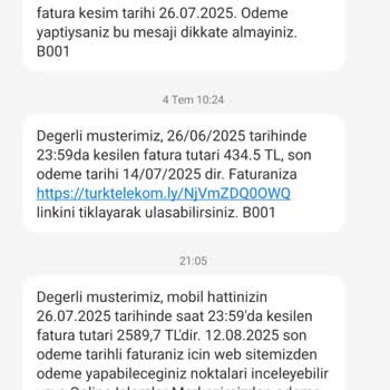 Taahhüt Bitmeden Numara Taşıdım, Yüksek Fatura Çıktı