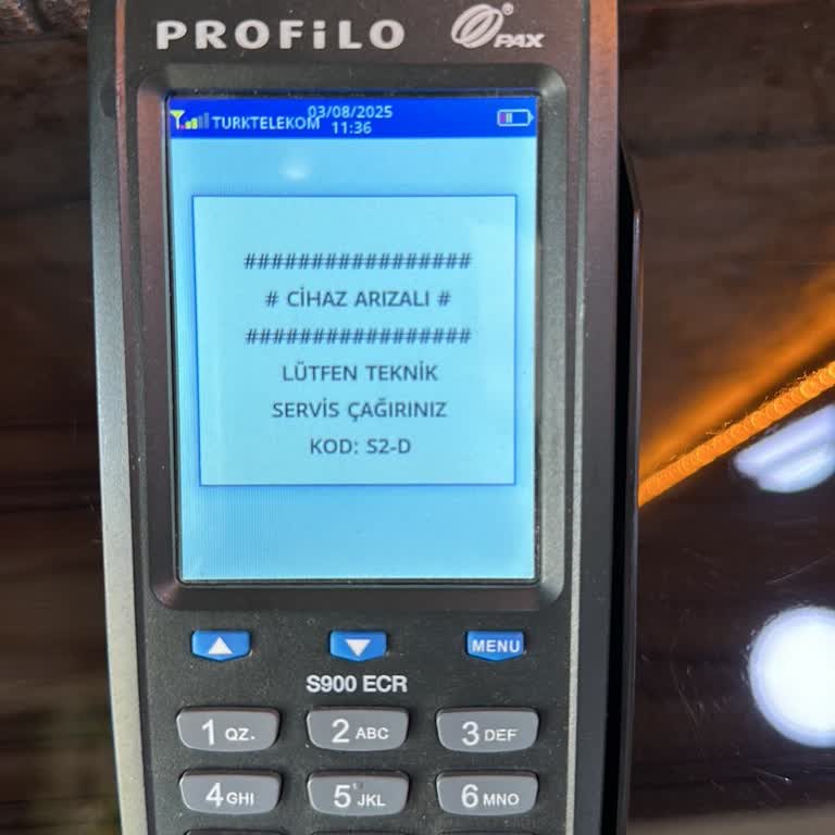 Profilo S900 POS Cihazında Tekrarlayan S2 D Hatası Ve Yetersiz Servis Deneyimi