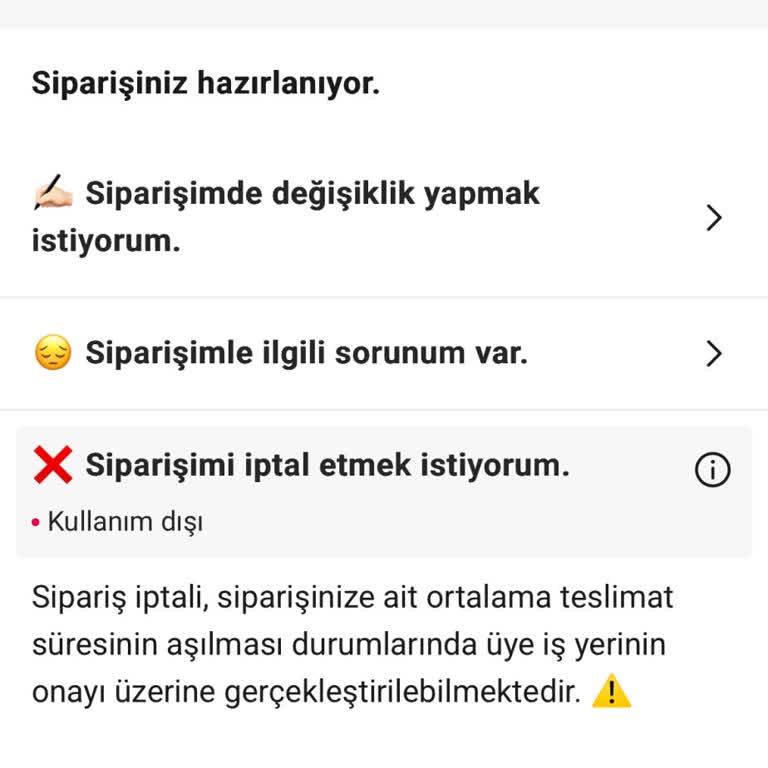 Siparişim Teslim Edilmedi, Ücret İadesi Yapılmadı Mağdur Oldum