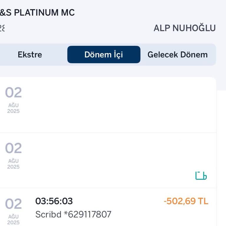 Bilgim Dışında Scribd'den Kredi Kartıma İzinsiz Çekim Yapıldı!