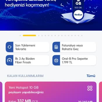 Mobil İnternet Paketimden Haksız Kota Düşümü Ve Çözüm Eksikliği
