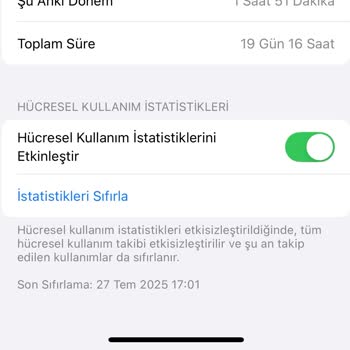 Kullanmadığım İnternet GB'larım Hızla Tükeniyor