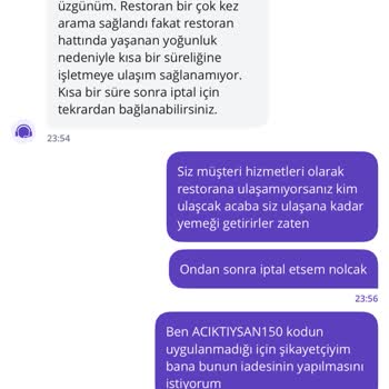 Getir Yemek'te Uygulanmayan İndirim Ve İptal Sorunu