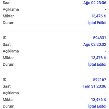 Reslot Platformunda Hesap İncelemesi Nedeniyle Çekim Taleplerim Sürekli İptal Ediliyor