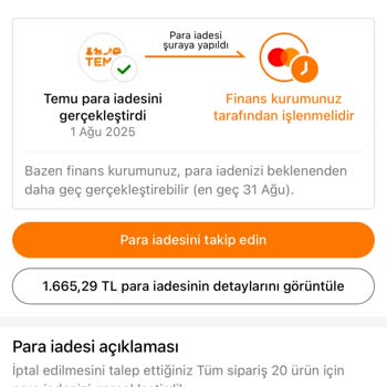Onayım Olmadan Kartımdan Ücret Çekildi, İade Gerçekleşmedi