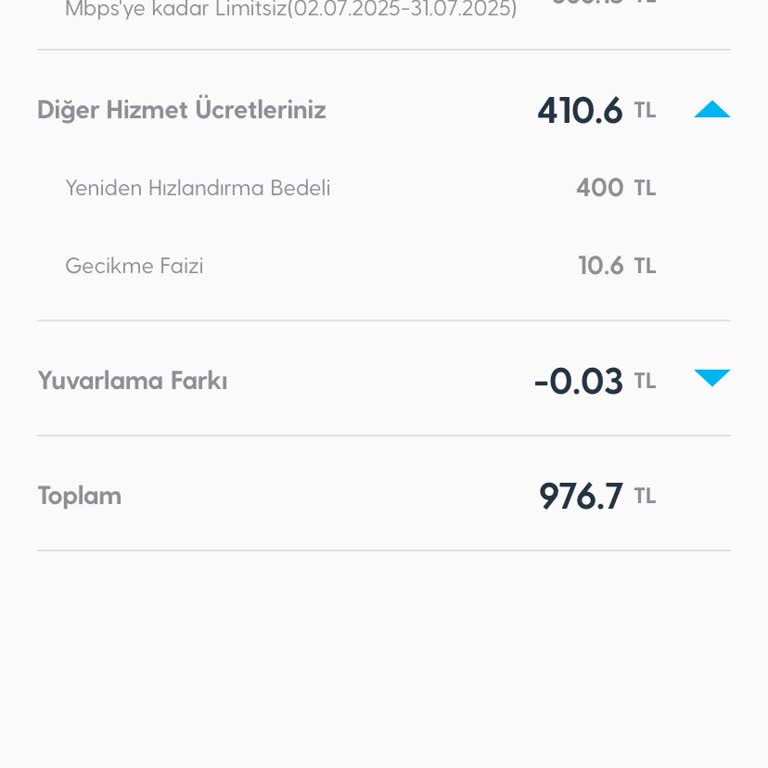 Yeniden Hızlandırma Bedelinin Fahiş Ve Şeffaf Olmayan Uygulaması Hakkında Şikayet
